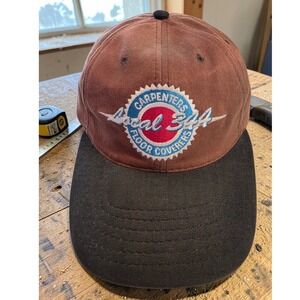 American Needle Carpenters Local 344 Floor Coverer Strapback Hat USA